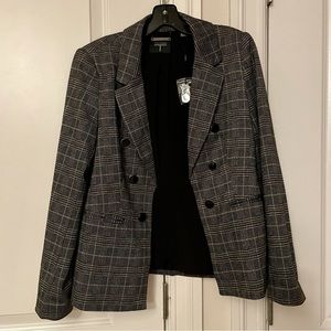 NWOT T Tahari Plaid Blazer